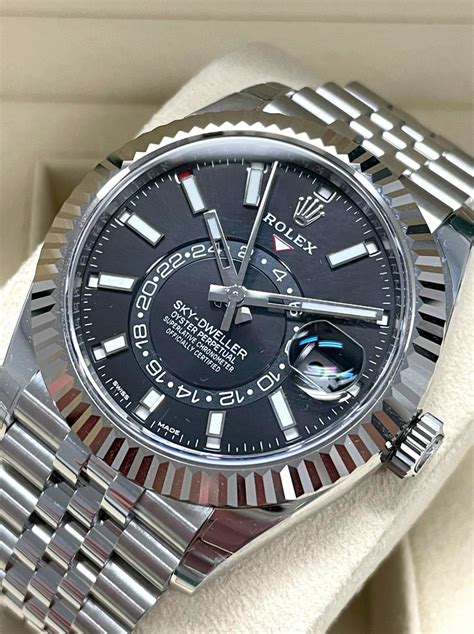 rolex skydweller size|rolex sky dweller black.